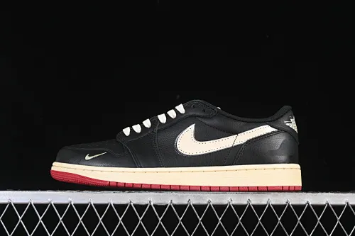 All categories Air Jordan Jordan series basketball shoes Air Jordan 1 Low foreign trade version Nigel Sylvester x Air Jordan 1 Low AJ1 Joe 1 joint low-top cultural casual sneakers IB8958-001